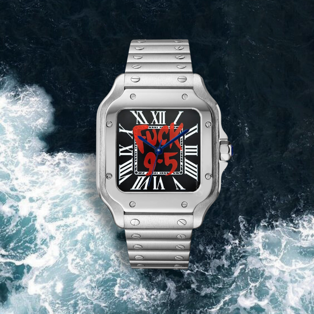 Seiko Mod Santos "F**k 95 Black"
