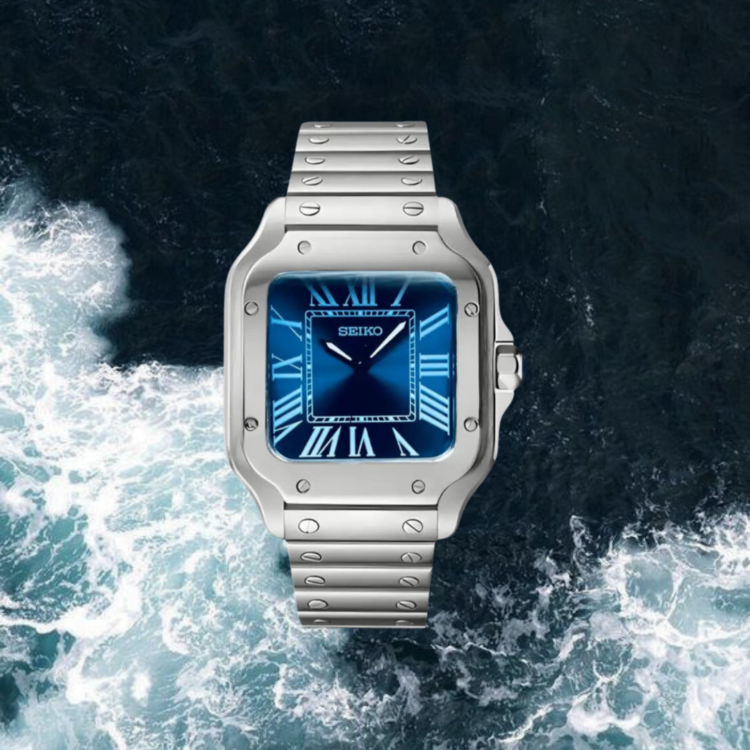 Seiko Mod Santos "Navy Blue"
