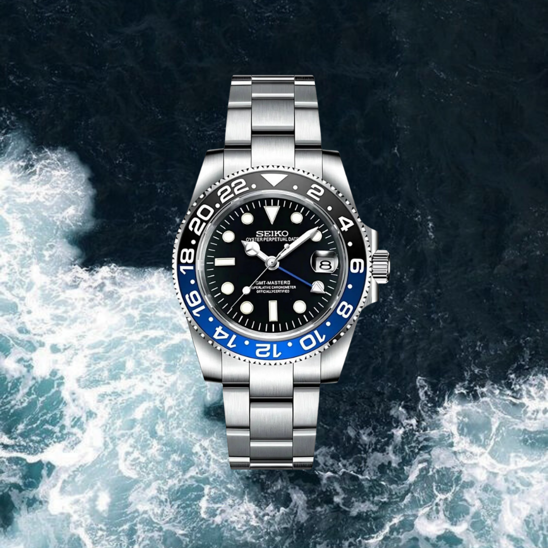 Seiko Mod GMT "Batman"