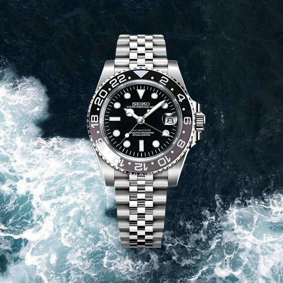 Seiko Mod GMT "Bruce Wayne"