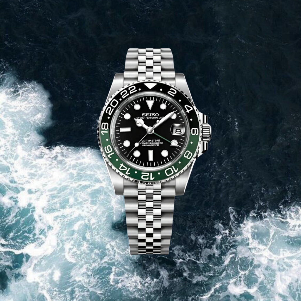 Seiko Mod GMT "Sprite"