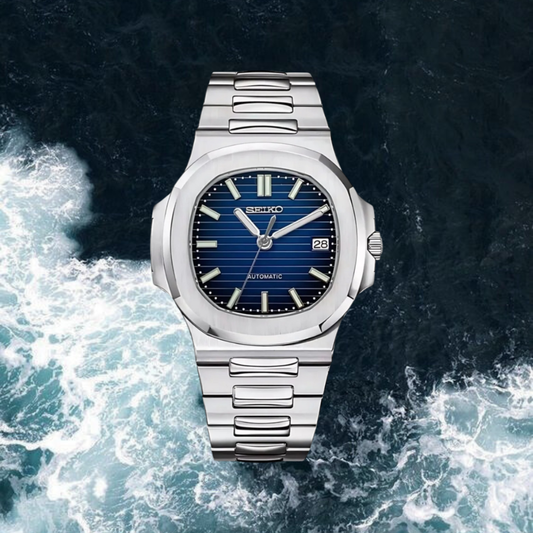 Seiko Mod Nautilus "Navy Blue"