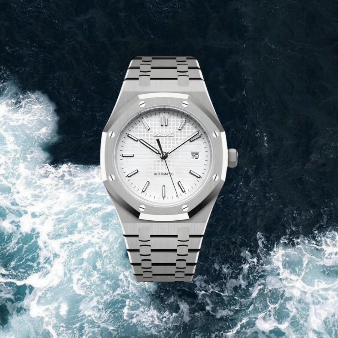 Seiko Mod Royal Oak "White"