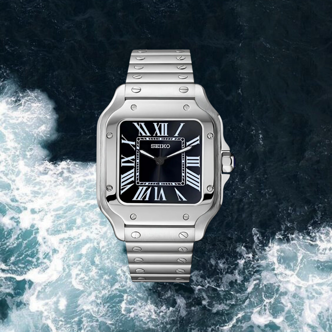 Seiko Mod Santos "Black"