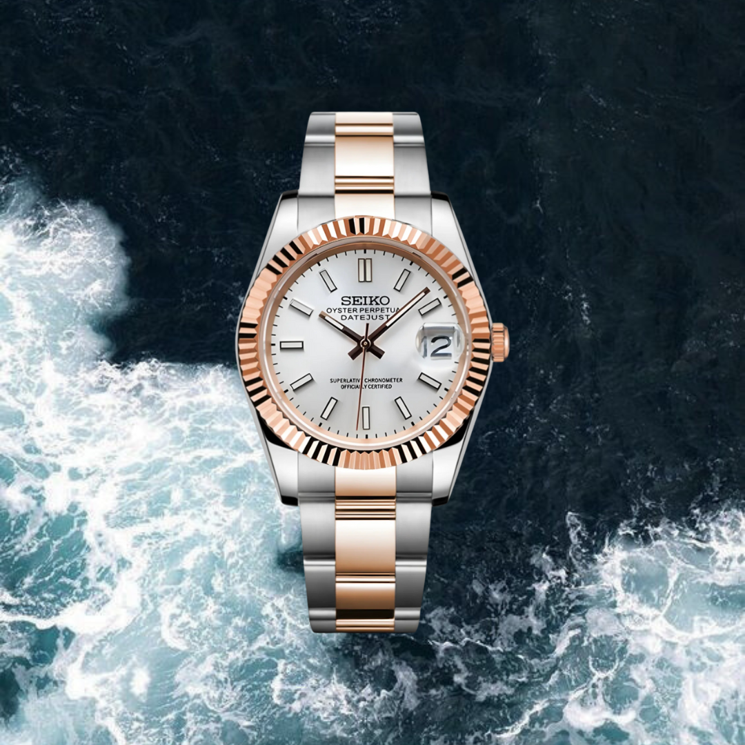 Seiko Mod Datejust "White"