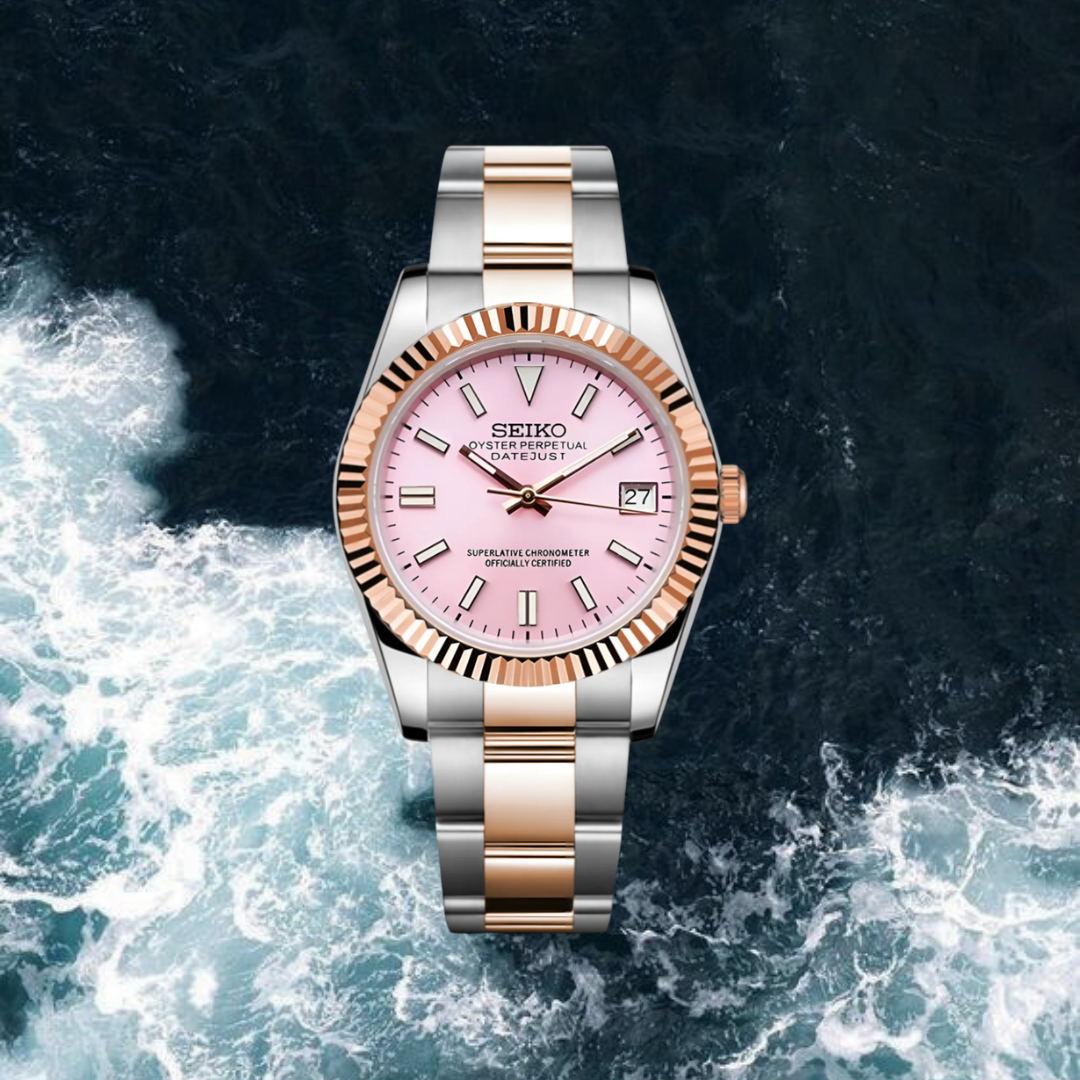 Seiko Mod Datejust "Pink"