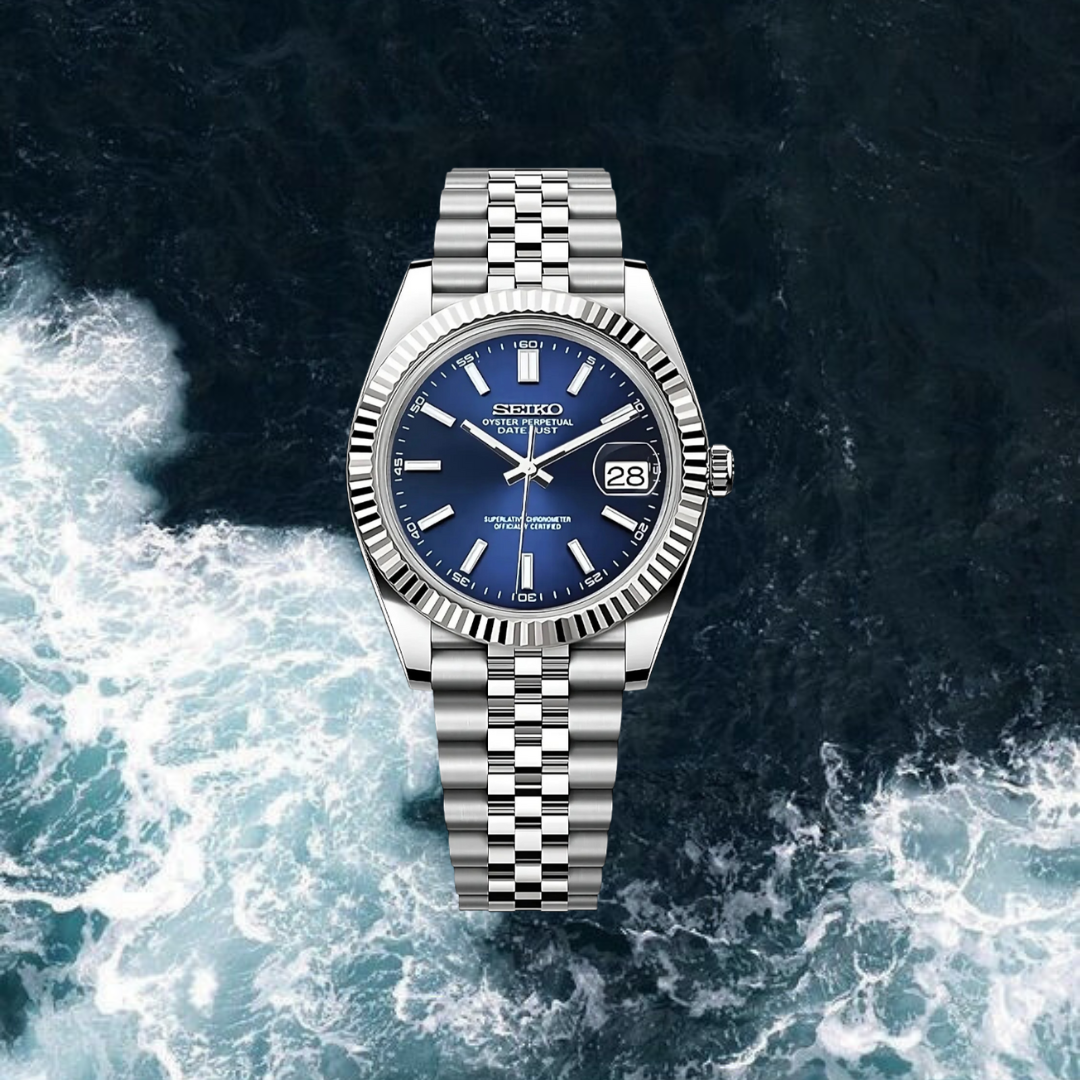 Seiko Mod Datejust "Navy Blue"