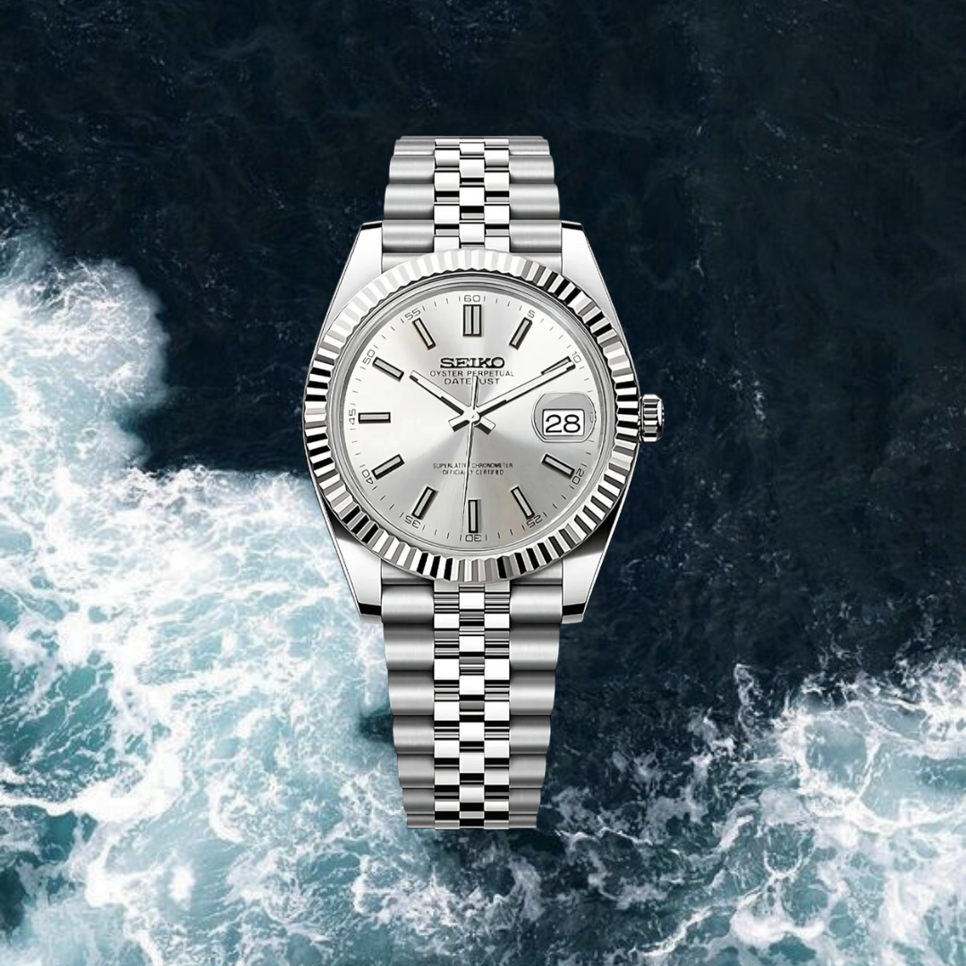 Seiko Mod Datejust "White"
