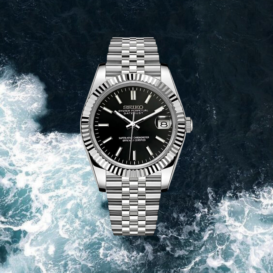 Seiko Mod Datejust "Black"