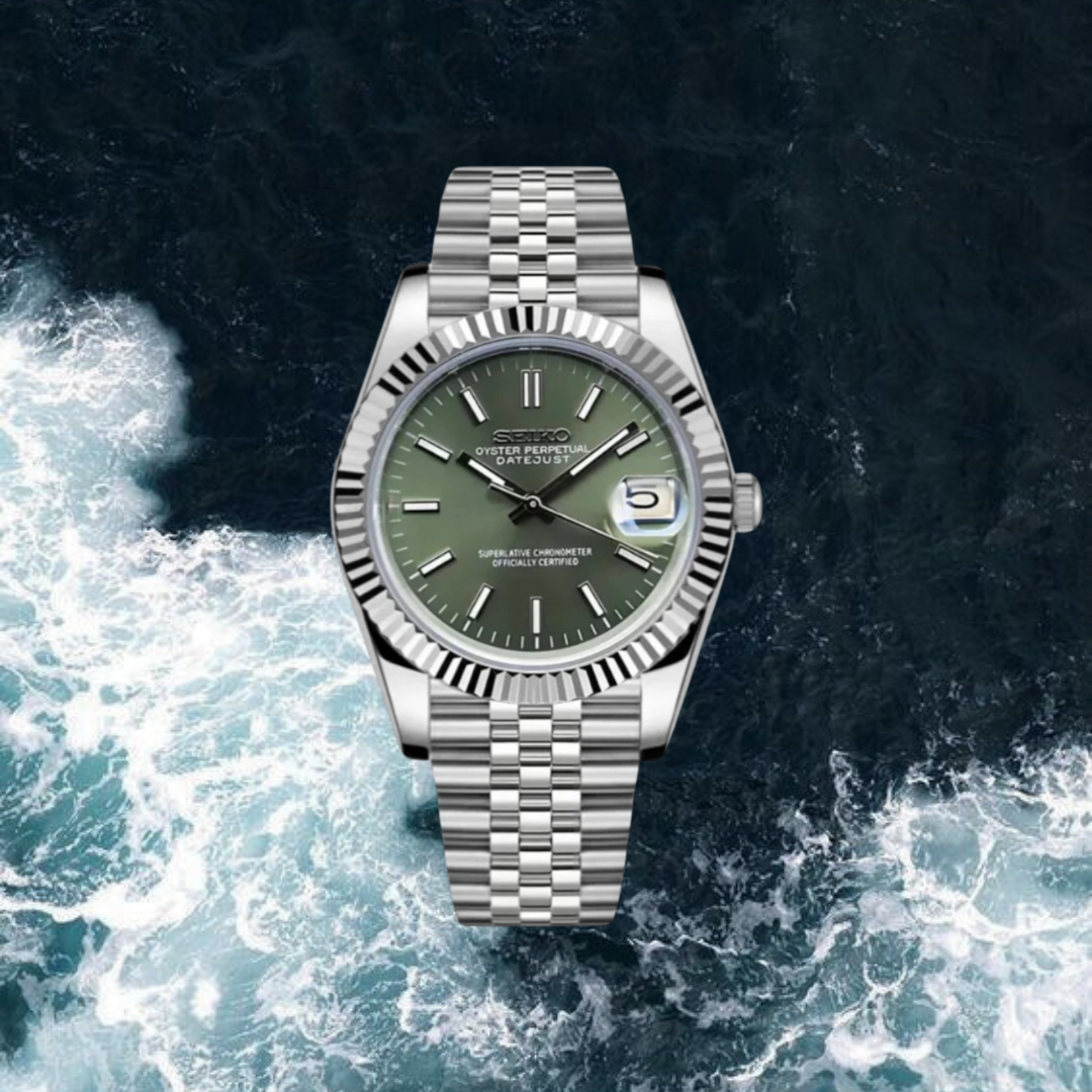Seiko Mod Datejust "Green"