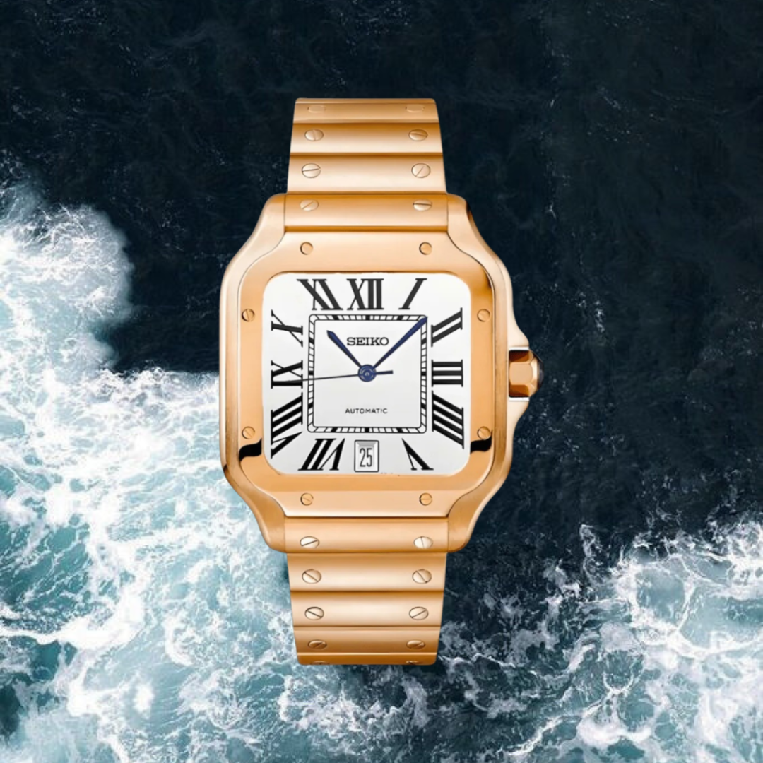 Seiko Mod Santos "Rose Gold"