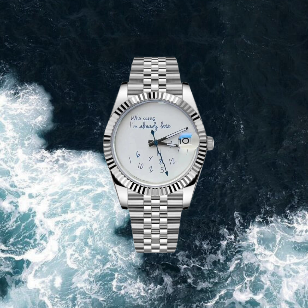 Seiko Mod Datejust Special Edition "Who cares I'm already late"