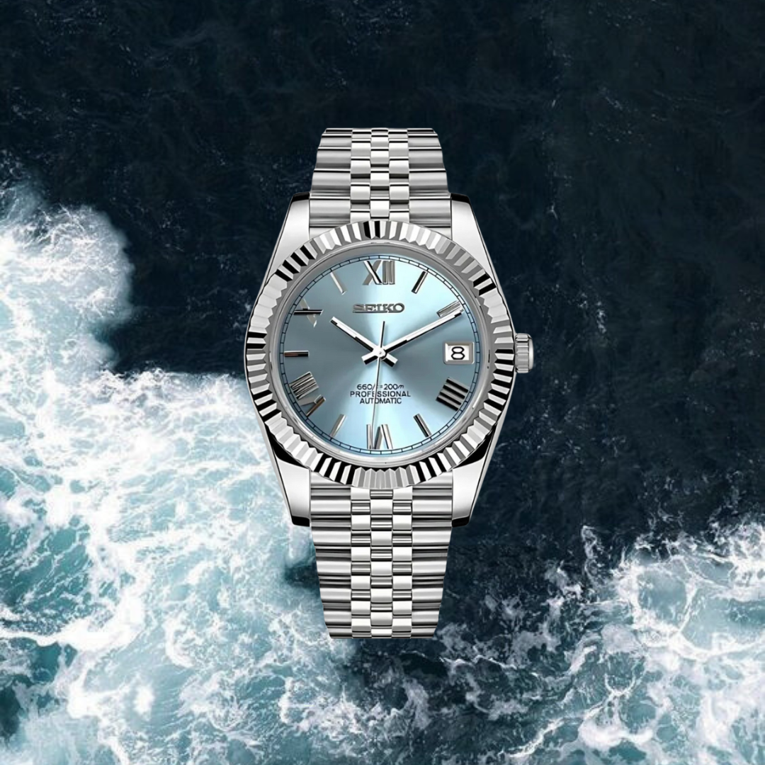 Seiko Mod Datejust Roman Edition "TIffany"