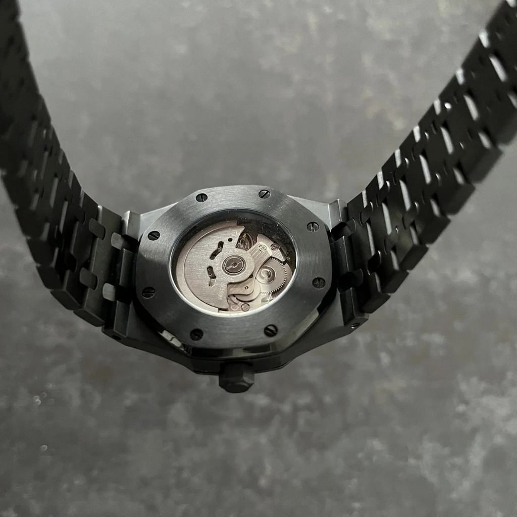 Seiko Mod Royal Oak "Full Black"